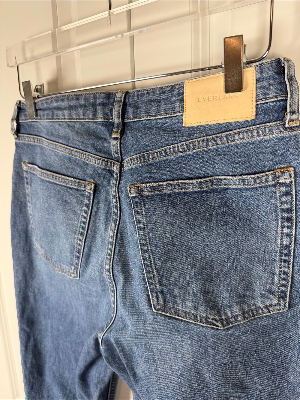 Everlane High Rise Straight Leg Jeans - Picture 8 of 9